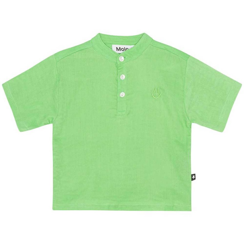 Grass Green Baby Boy Molo Ever T Shirts Tops | KSA001419