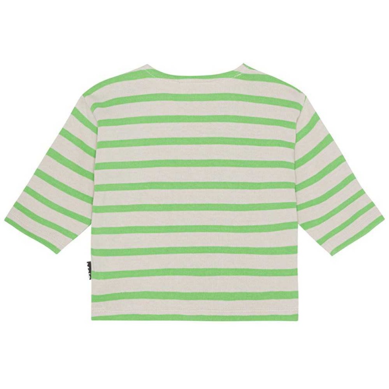 Grass Stripe Baby Boy Molo Edarko T Shirts Tops | KSA001422