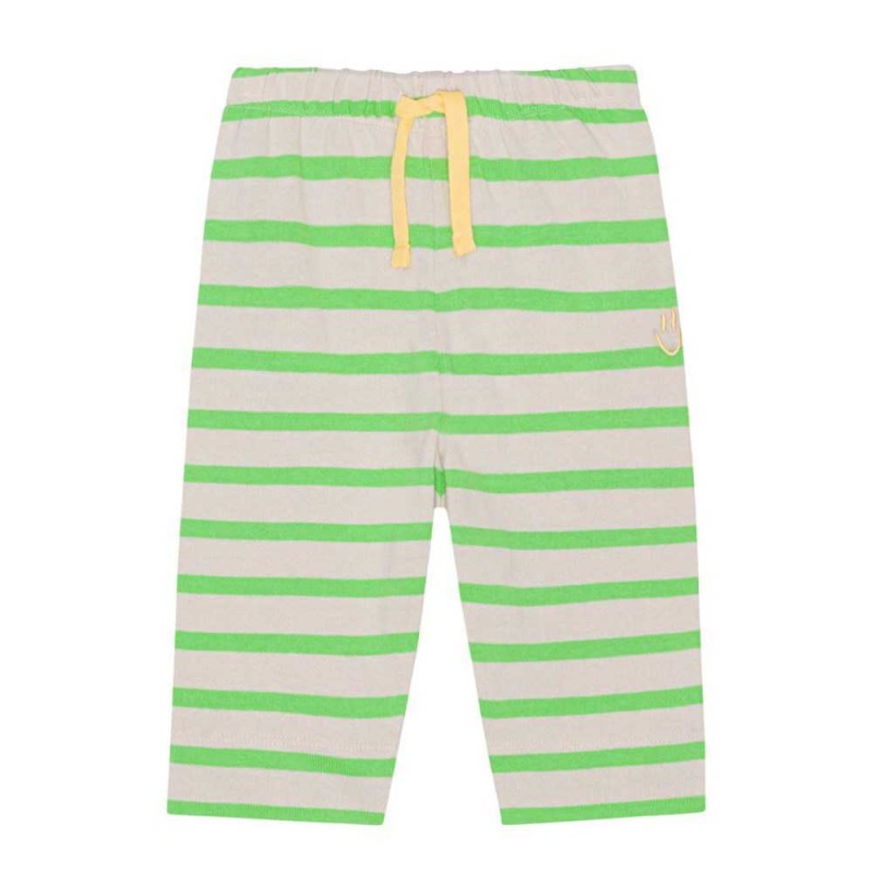 Grass Stripe Baby Boy Molo Saxon Pants Jeans | KSA001349