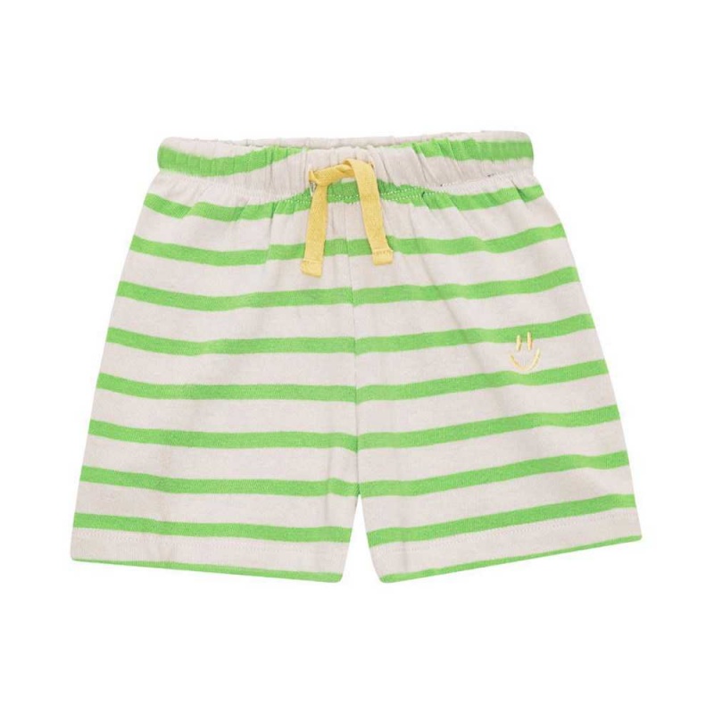 Grass Stripe Baby Boy Molo Skie Shorts | KSA001391