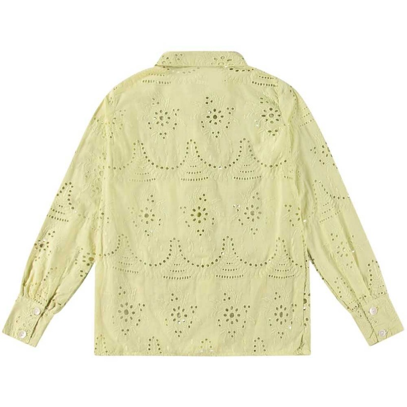 Green Tea Girls' Molo Runa Shirts | KSA000386