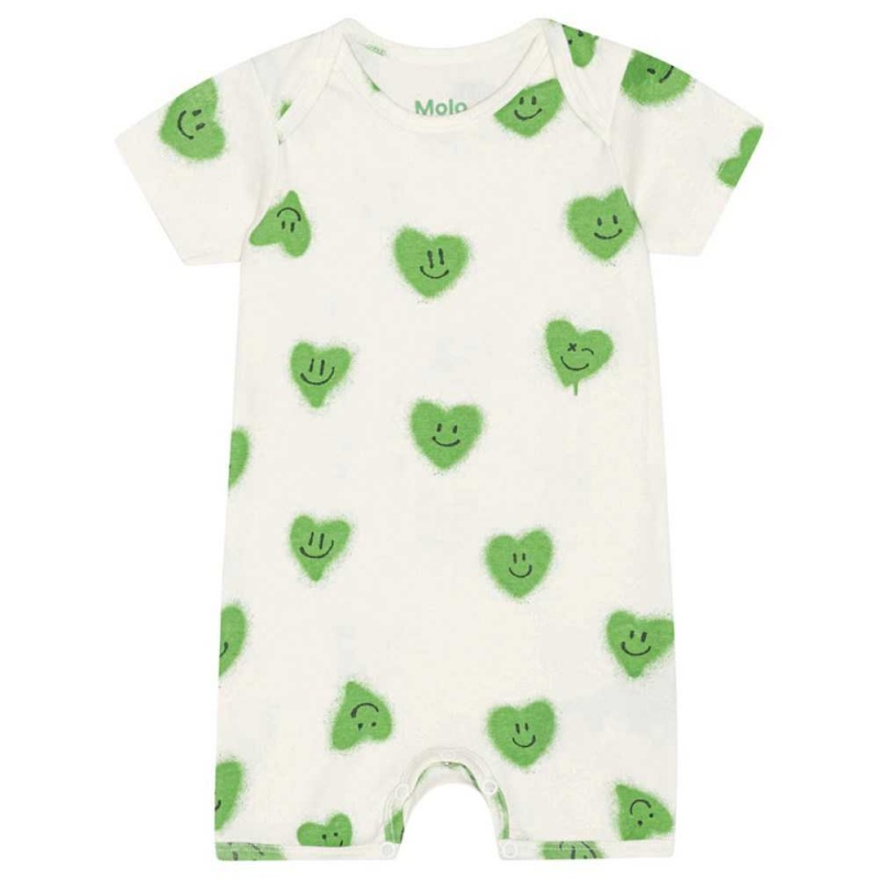 Hearts Baby Boy Molo Free Bodies Babysuits | KSA001249