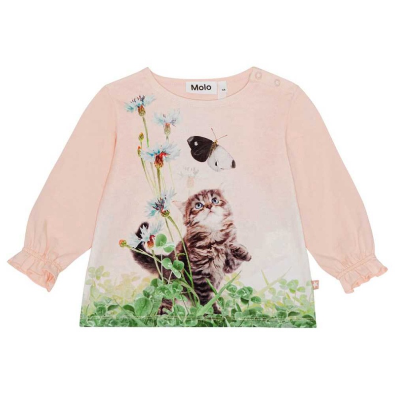 Kitten Clover Baby Girl Molo Elina T Shirts Tops | KSA001434