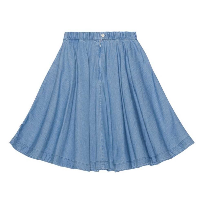 Light Chambrey Girls' Molo Bell Skirts | KSA000455