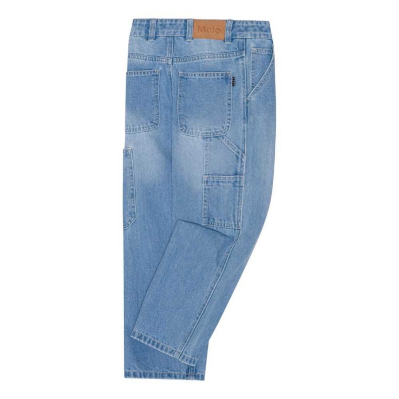 Lightblue Denim Boys' Molo Archer Pants & Jeans | KSA000653