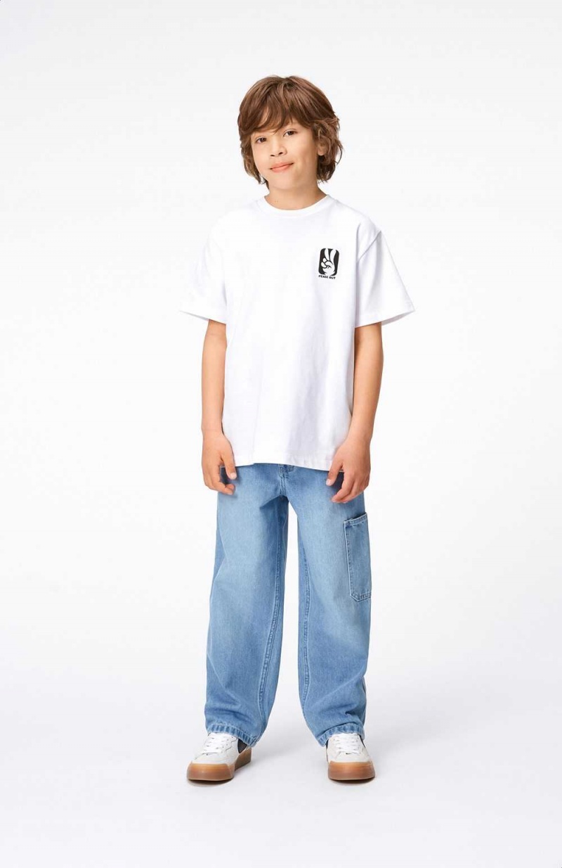 Lightblue Denim Boys' Molo Archer Pants & Jeans | KSA000653