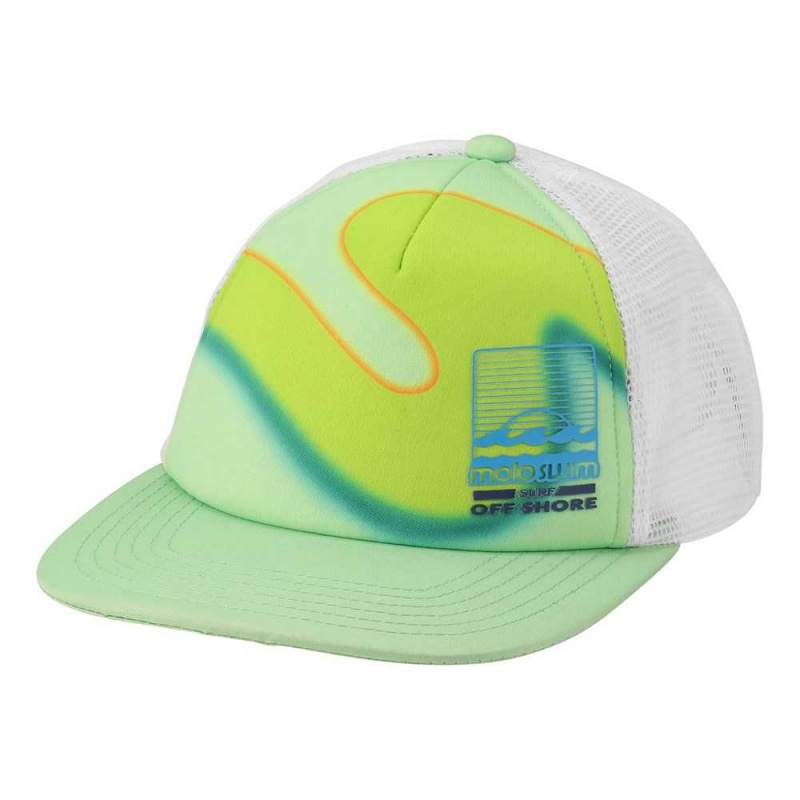 Lime Wave Molo Big Shadow Hats & Caps | KSA000932