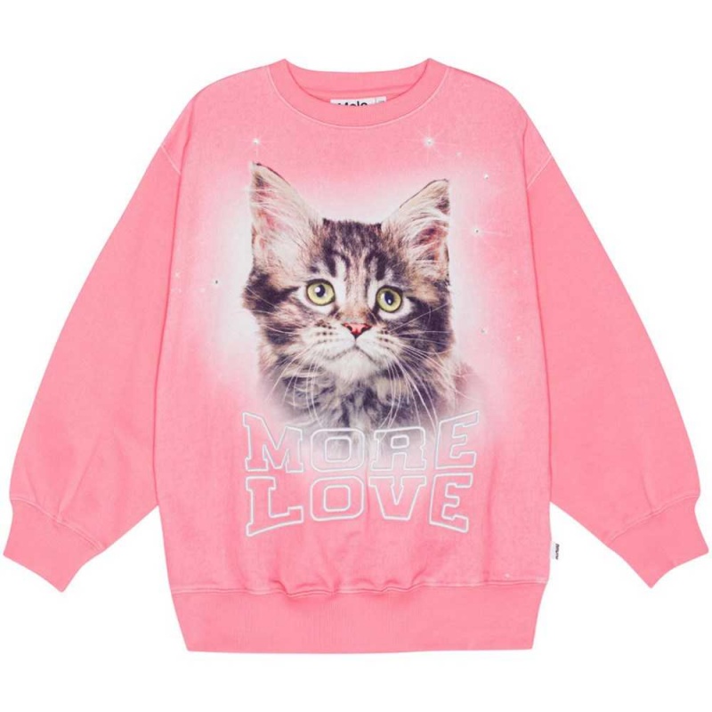 More Love Cat Girls\' Molo Monti Sweatshirts Cardigans | KSA000479