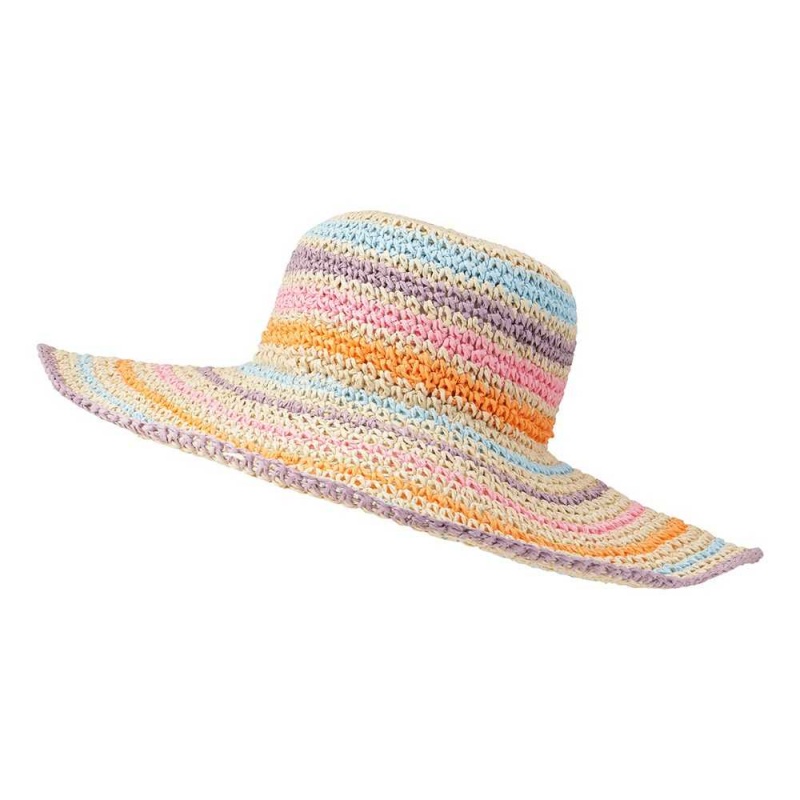 Multi Colour Molo Rainbow Sunhat Hats & Caps | KSA000948