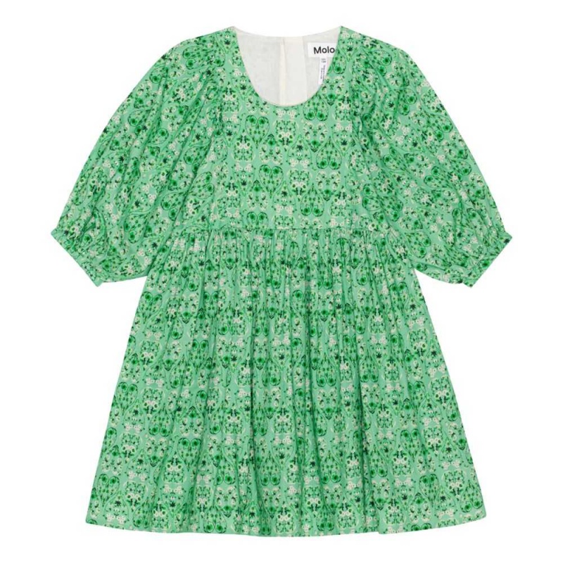 Notes Of Green Girls\' Molo Caio Dresses | KSA000256