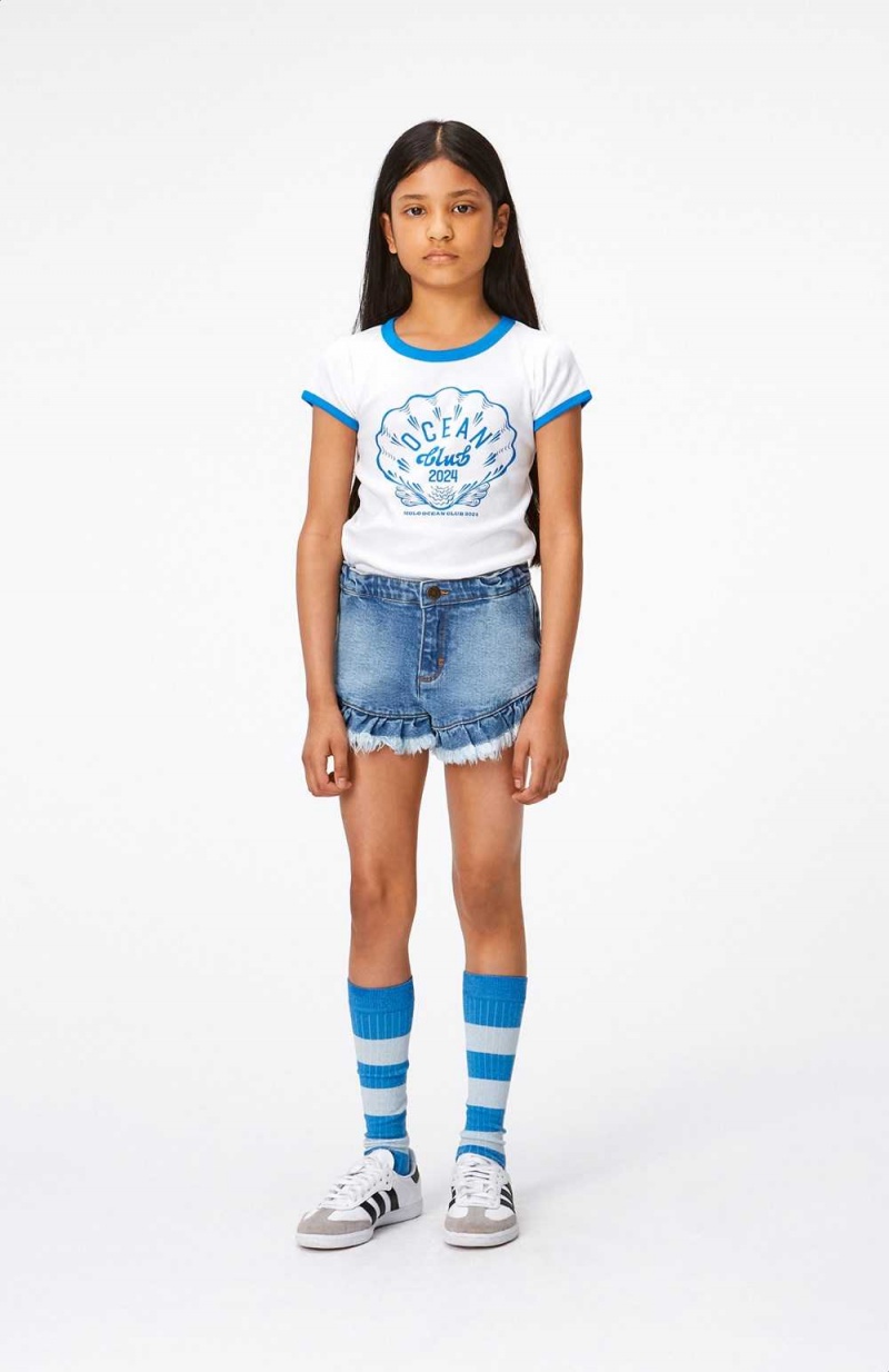 Ocean Club Girls' Molo Rhiannon T Shirts Tops | KSA000493