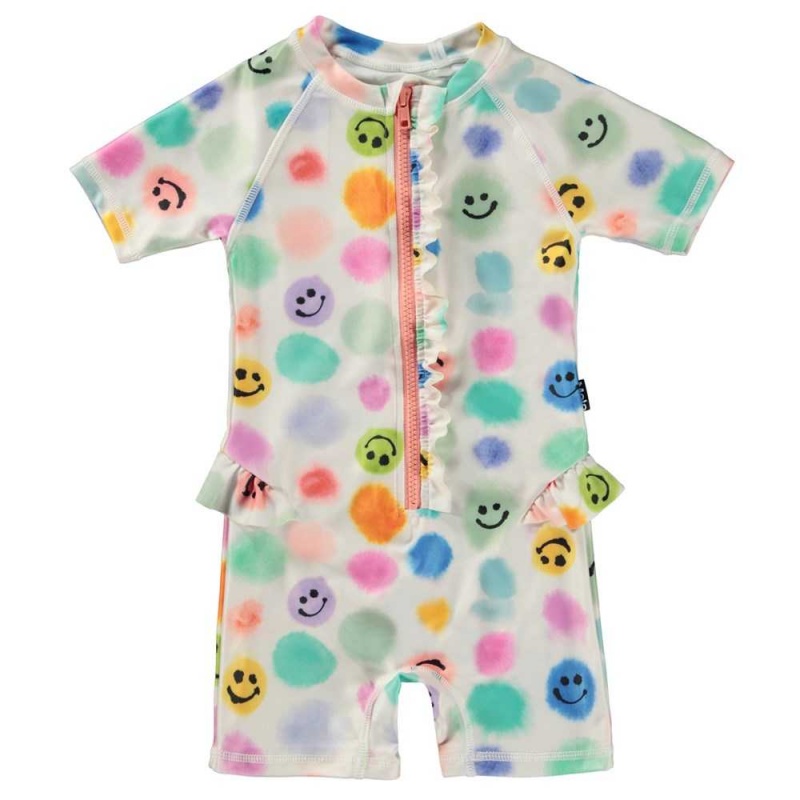 Painted Dots Molo Nolu Rash guard suits | KSA001066