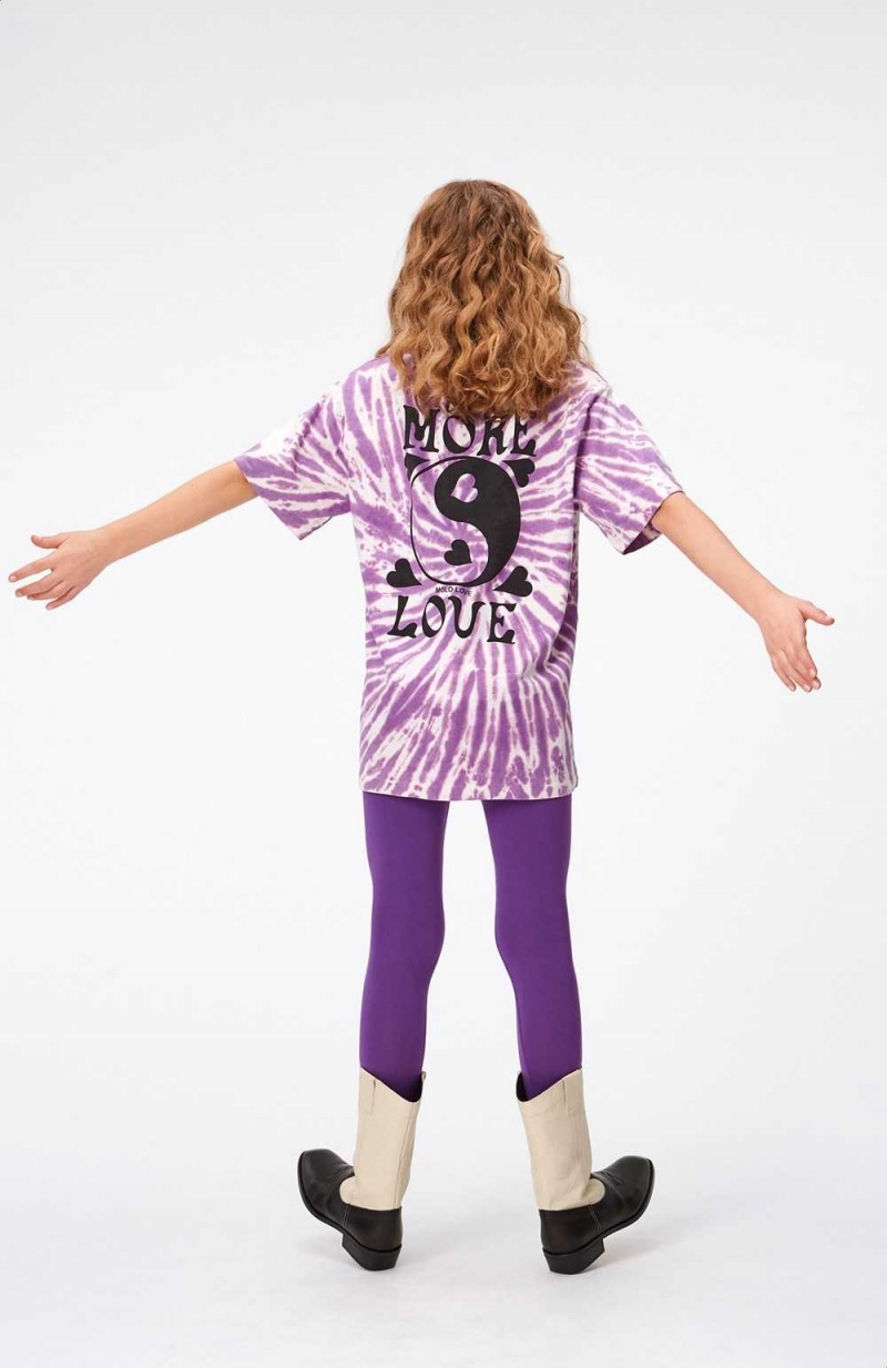 Purple Dusk Girls' Molo Nadine Leggings | KSA000336