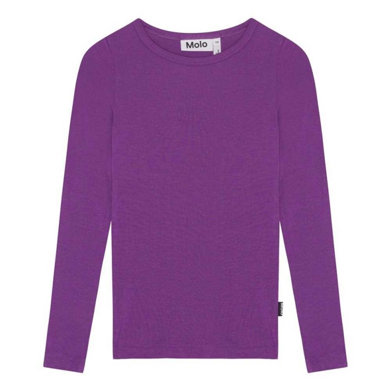 Purple Dusk Girls\' Molo Ruana T Shirts Tops | KSA000589