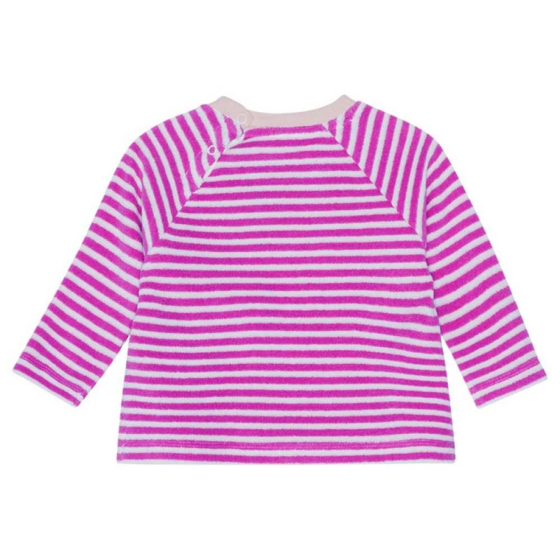 Purple Shell Stripe Baby Girl Molo Dora Sweatshirts Cardigans | KSA001400