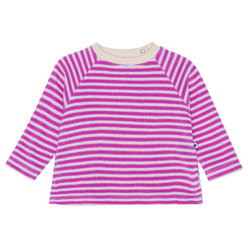 Purple Shell Stripe Baby Girl Molo Dora Sweatshirts Cardigans | KSA001400