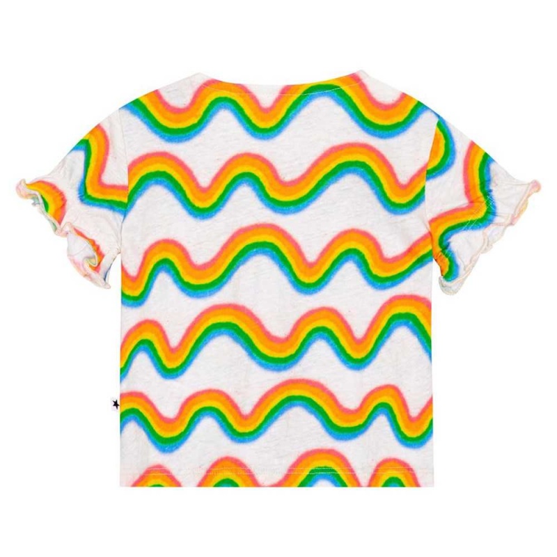 Rainbow Mini Baby Girl Molo Eline T Shirts Tops | KSA001435