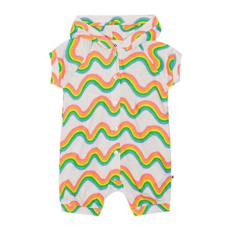 Rainbow Mini Baby Girl Molo Fidelia Bodies Babysuits | KSA001262