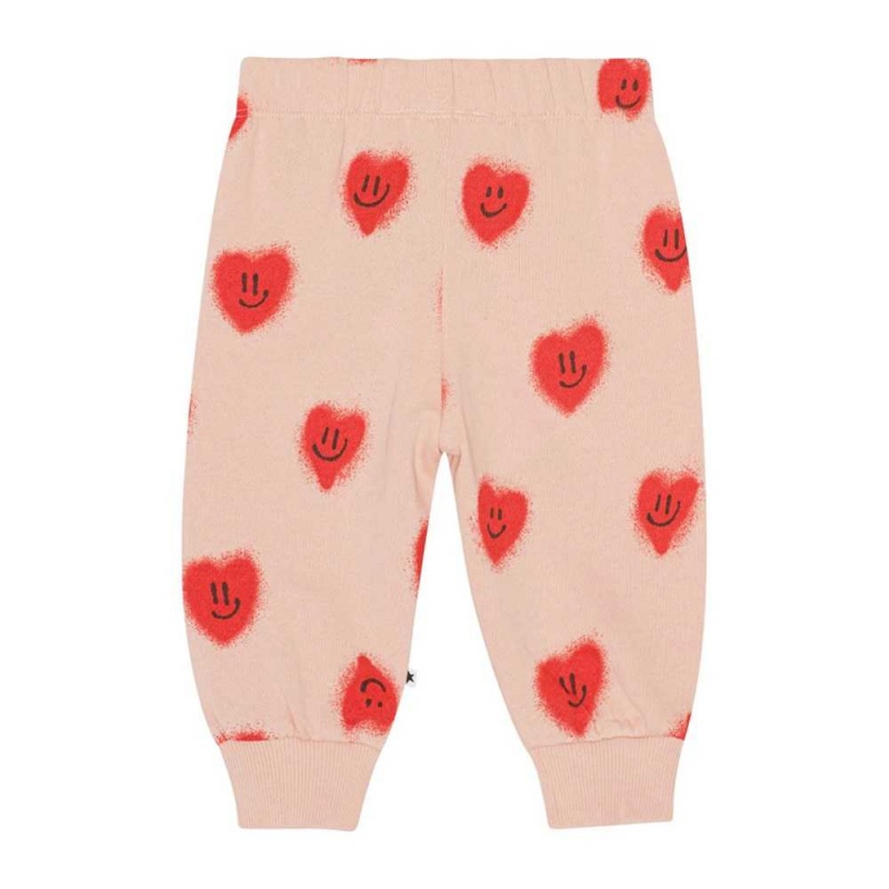 Red Hearts Baby Girl Molo Simeon Pants Jeans | KSA001385