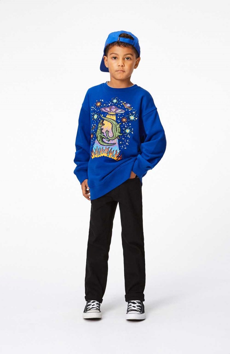 Reef Blue Boys' Molo Magni Sweatshirts Cardigans | KSA000758