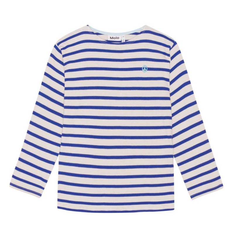 Reef Stripe Boys\' Molo Rilder T Shirts Tops | KSA000795