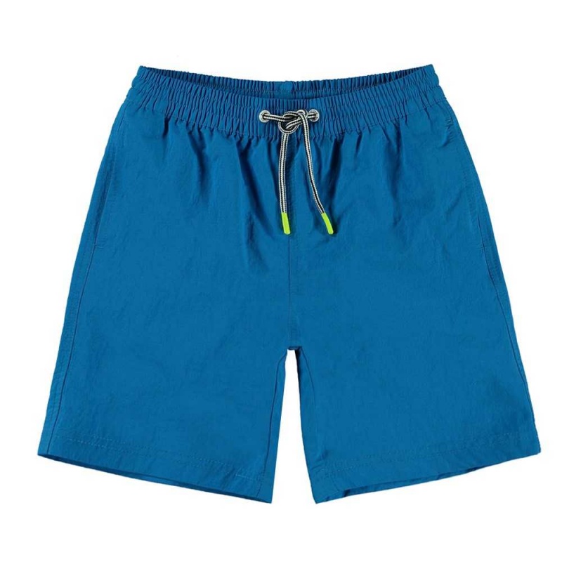 Retro Blue Molo Nilson Solid Swimshorts | KSA001140