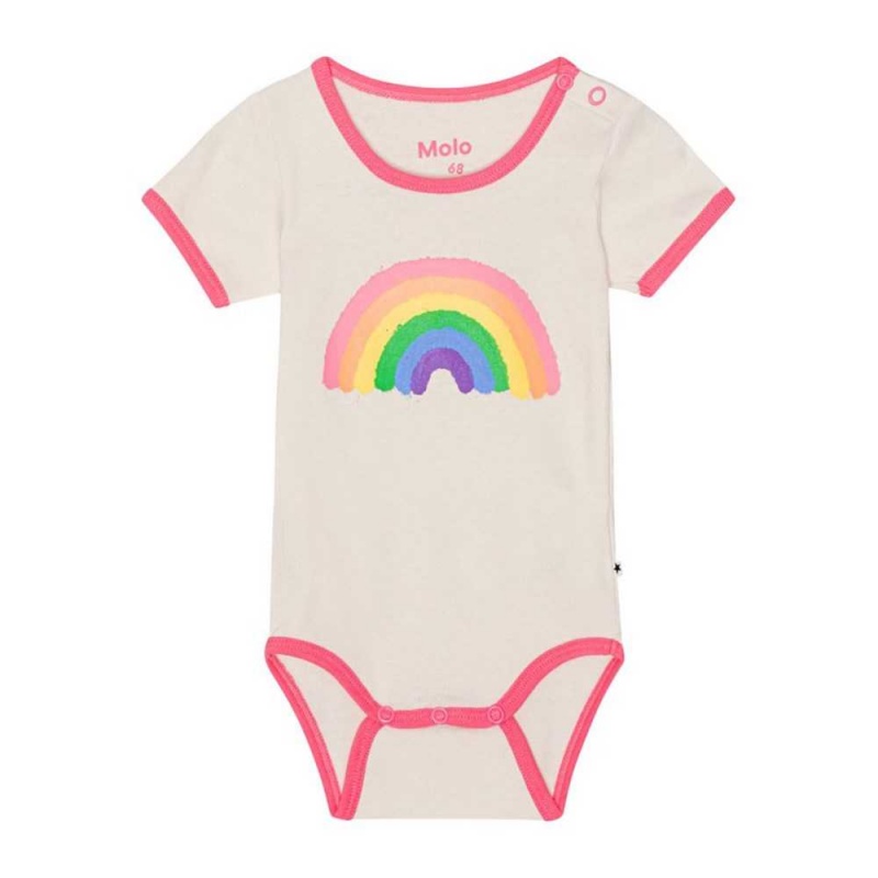 Retro Rainbow Baby Girl Molo Fossie Bodies Babysuits | KSA001284