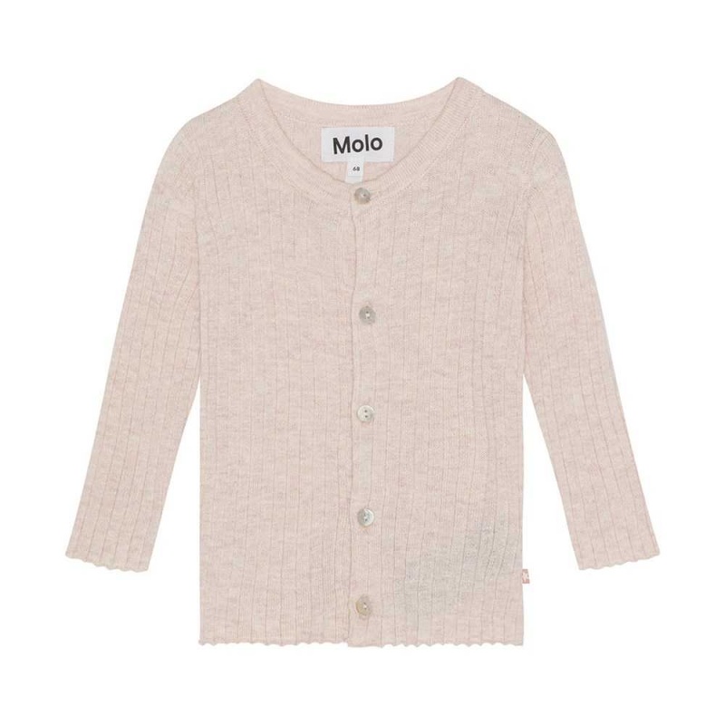 Rose Melange Baby Boy Molo Georgette Sweatshirts Cardigans | KSA001321