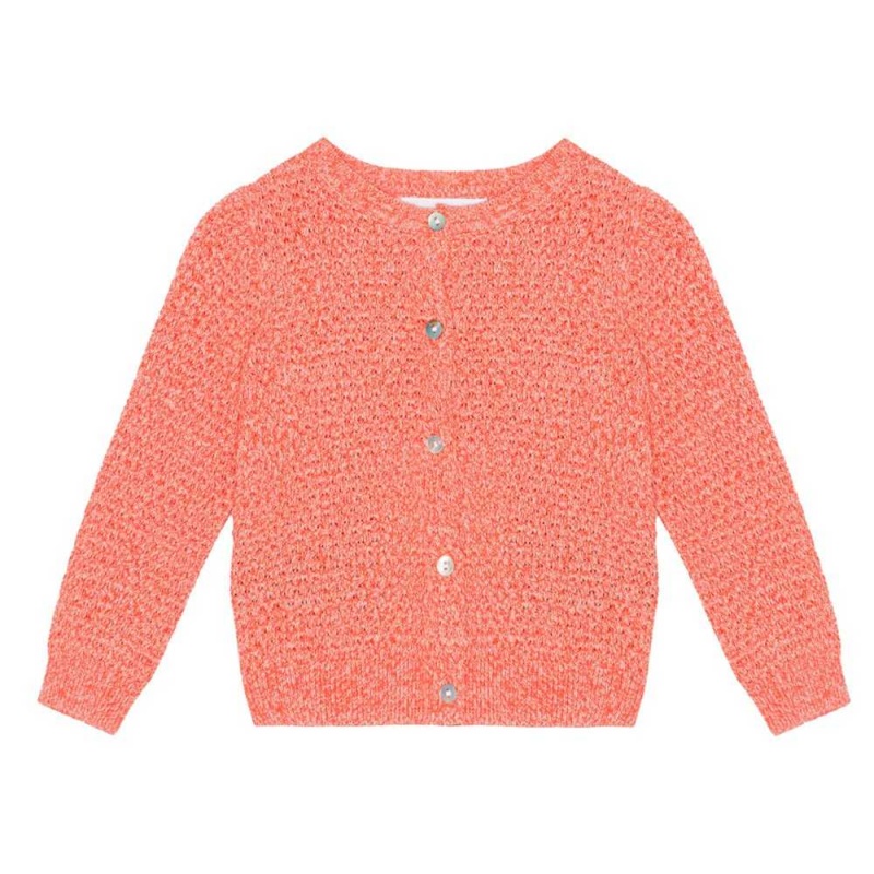 Rose Red Mix Baby Girl Molo Goldie Sweatshirts Cardigans | KSA001329