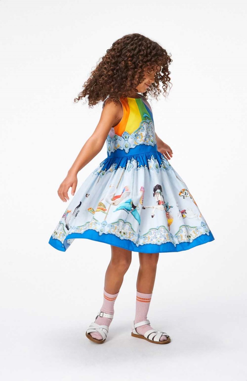 Sea Carousel Girls' Molo Caisi Dresses | KSA000212