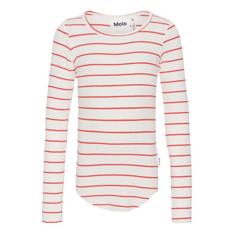 Shell Red Girls\' Molo Rochelle T Shirts Tops | KSA000559