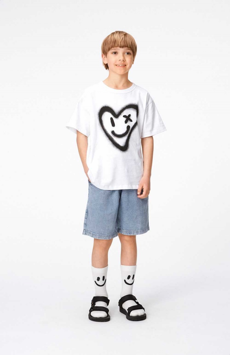 Sprayed Heart Boys' Molo Riley T Shirts Tops | KSA000801