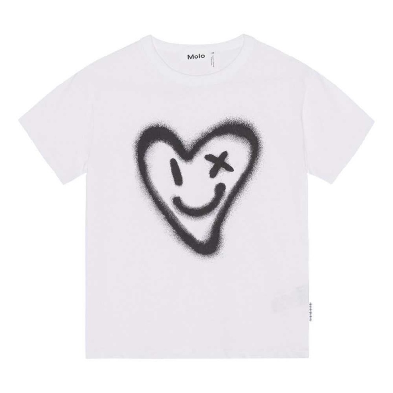 Sprayed Heart Boys\' Molo Riley T Shirts Tops | KSA000801