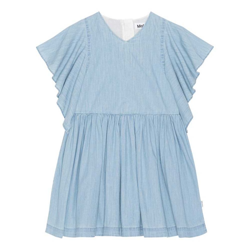 Summer Wash Indigo Girls\' Molo Christiana Dresses | KSA000283