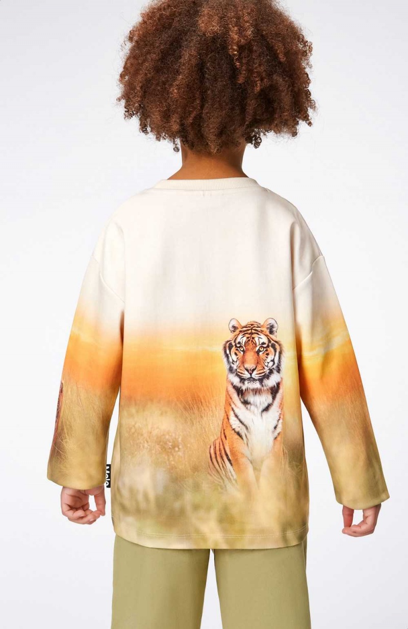 Sunrise Tiger Boys' Molo Mountoo Sweatshirts Cardigans | KSA000767