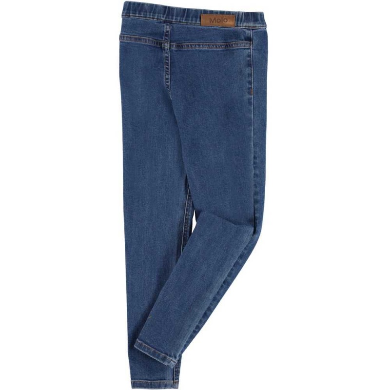 Suttle Stone Blue Girls' Molo April Pants & Jeans | KSA000378