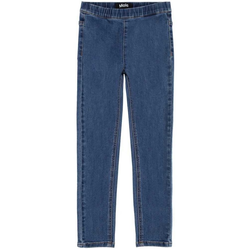 Suttle Stone Blue Girls\' Molo April Pants & Jeans | KSA000378