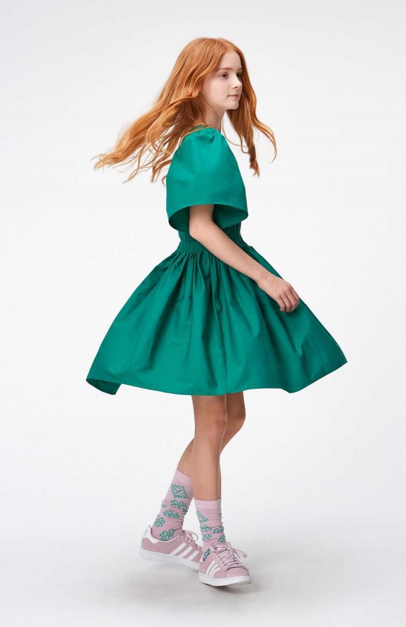 Tennis Green Girls' Molo Cally Dresses | KSA000215