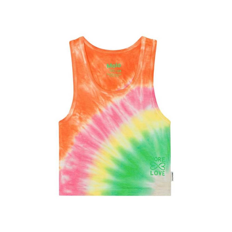 Tie Dye Joy Girls\' Molo Rippi T Shirts Tops | KSA000503