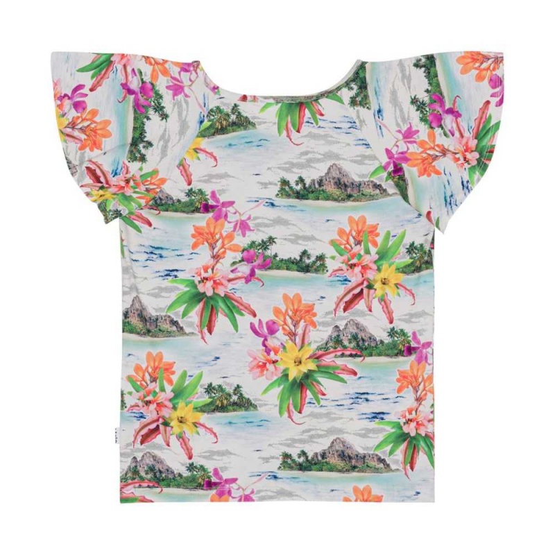 Tropical Islands Girls' Molo Rachel T Shirts Tops | KSA000516