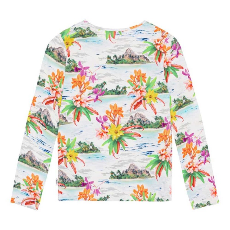 Tropical Islands Girls' Molo Rose T Shirts Tops | KSA000517