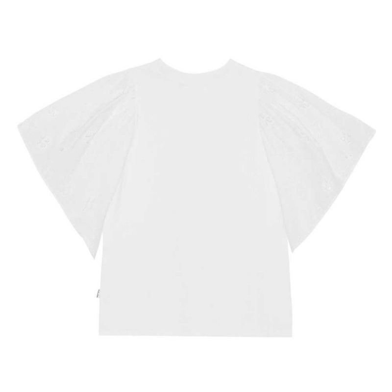 White Girls' Molo Ritza T Shirts Tops | KSA000492